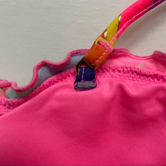 💚3/$15💚 VICTORIA SECRET | Small| Rainbow Halter Tube Bikini Top | Swim - Picture 5 of 8